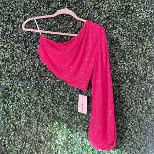 Shein Sparkly Crop Top